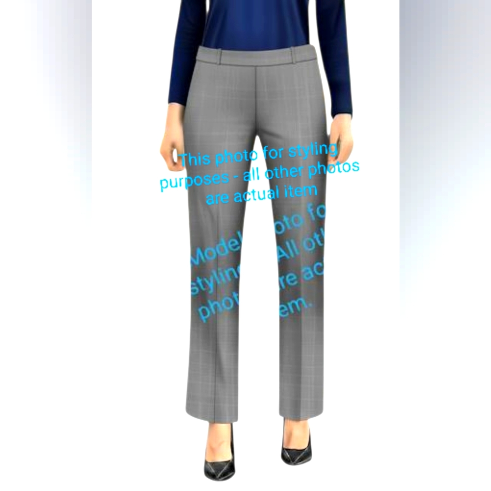 Dynamite dress pants grey linen look weave - Petite length Size 5/6